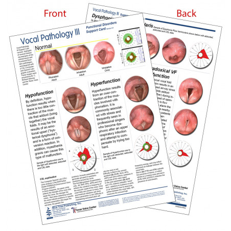 Vocal Pathology 3 Chart, Functional Disorders