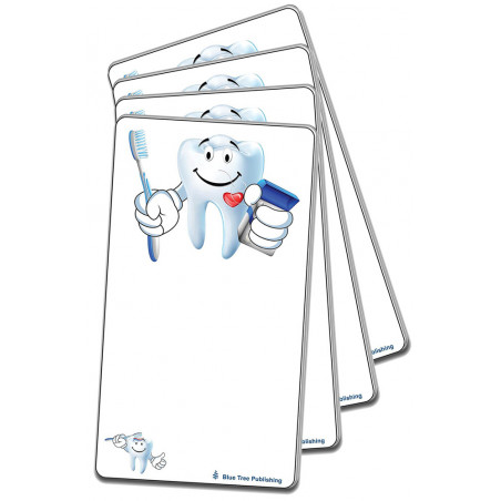 Brush Your Teeth Sticky Notes 4 Pack