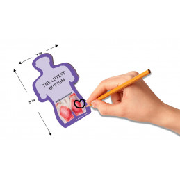 Gluteus Maximus Sticky Notes 10 Pack