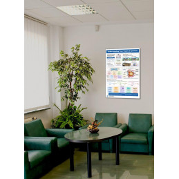 Understanding Your Vision & Eyewear Poster Displayed in a Room Setting