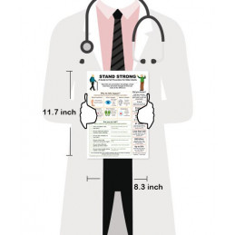 Fall Prevention Chart for Seniors – Stand Strong A4 Guide | Blue Tree Publishing